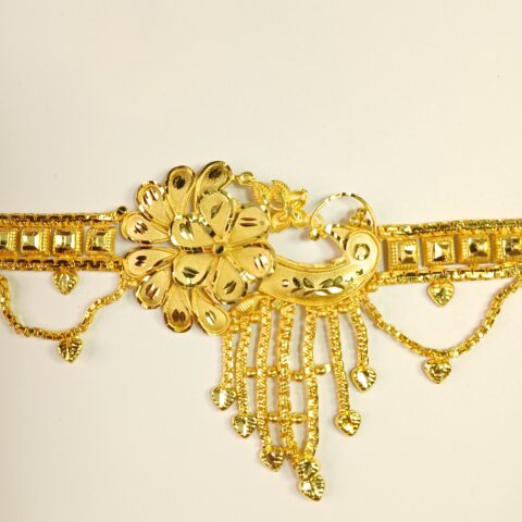 ekai Artificial Micro Gold Choker Set With Warrings For Women